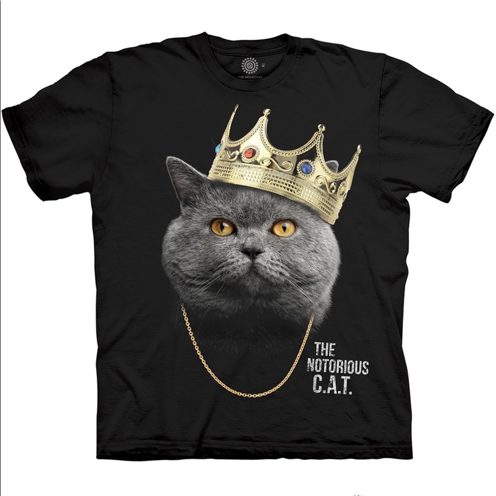 BRAND NEW the notorious c.a.t black graphic tee shirt size small